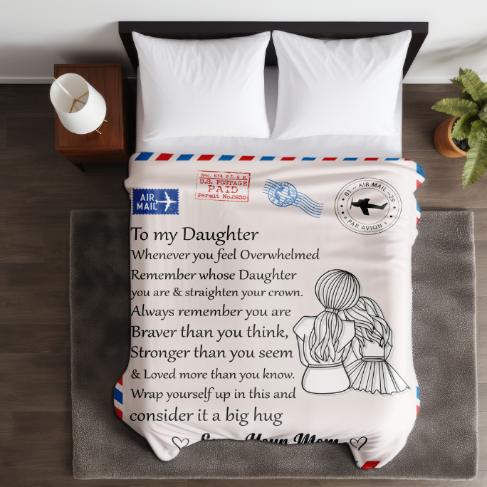 To My Daughter  Arctic Fleece Blanket 50x60