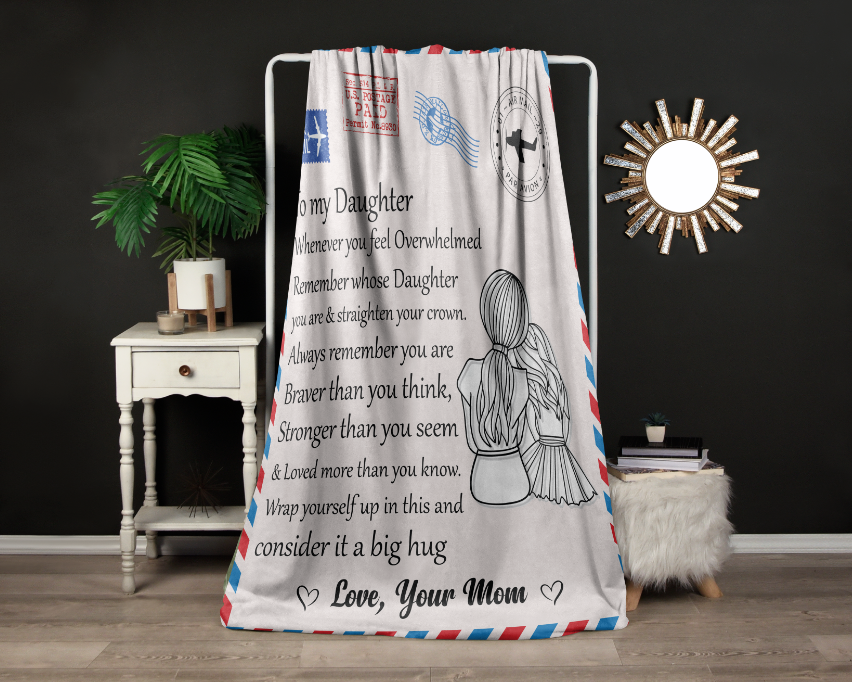 To My Daughter  Arctic Fleece Blanket 50x60