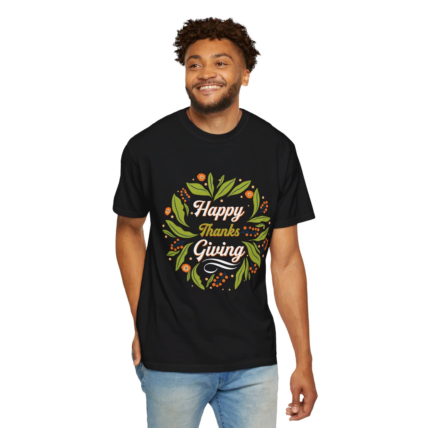 Happy Thanksgiving | Unisex Garment-Dyed T-shirt