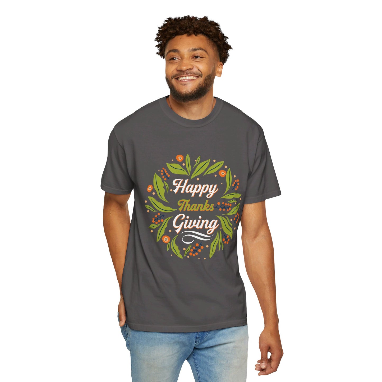 Happy Thanksgiving | Unisex Garment-Dyed T-shirt