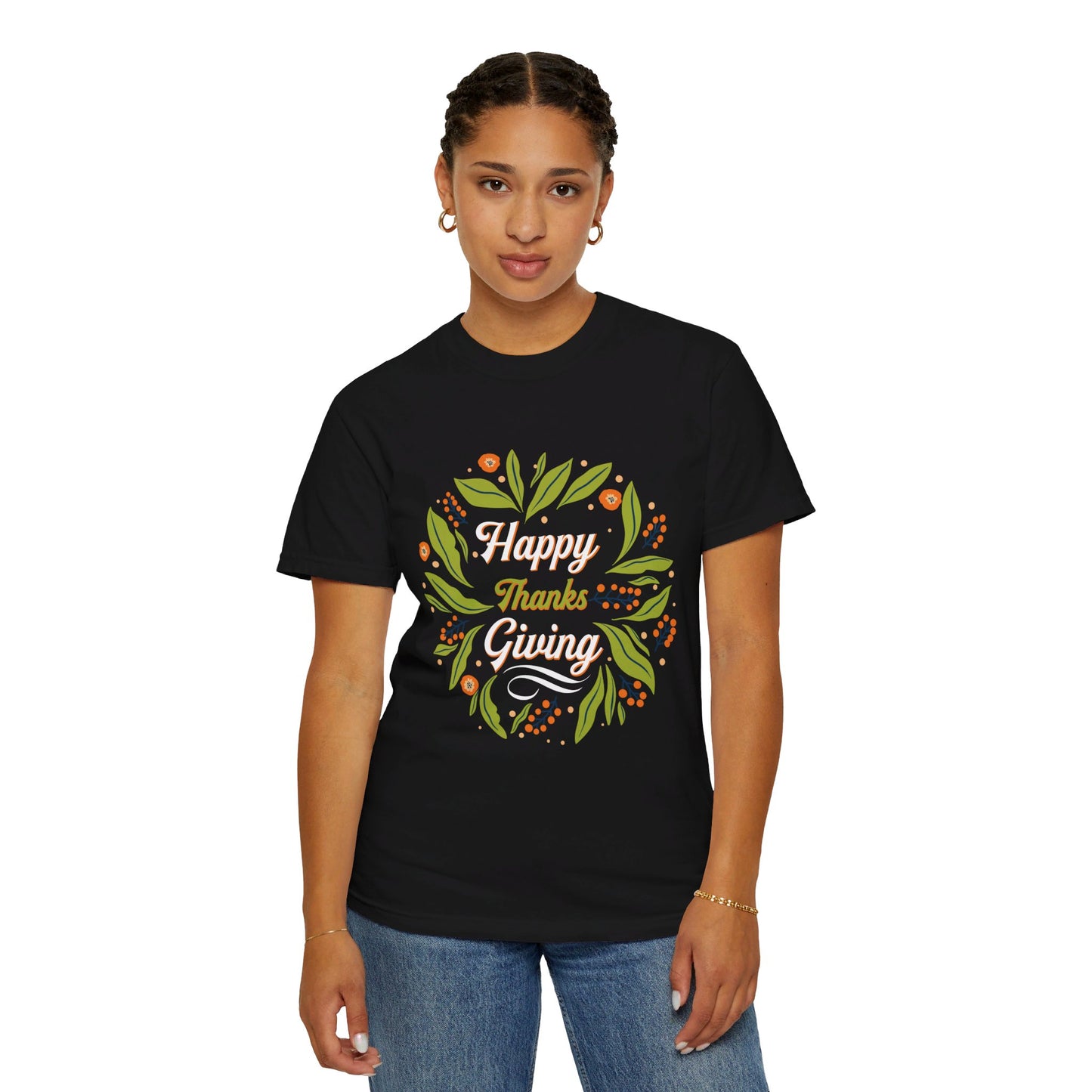 Happy Thanksgiving | Unisex Garment-Dyed T-shirt