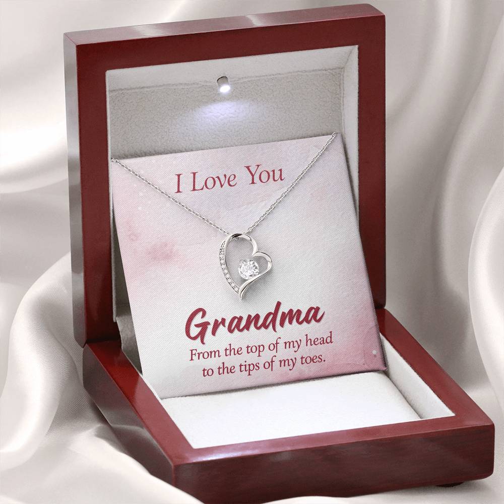 I love you Grandma Lovekknot Necklace