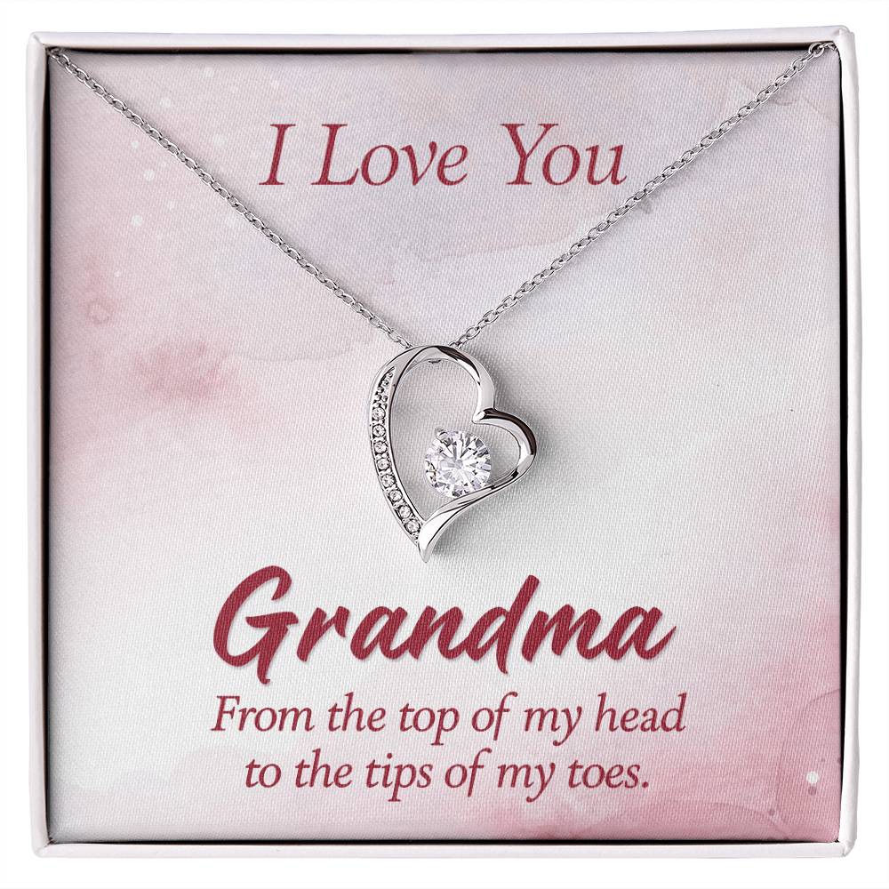 I love you Grandma Lovekknot Necklace