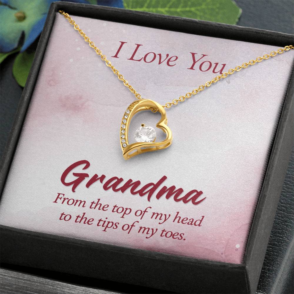 I love you Grandma Lovekknot Necklace